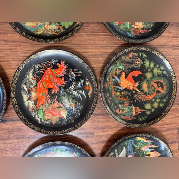 Russian Legends Complete Set of 12 Tianex Collector's Plates / Bradford - Picture 6 of 16